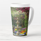 bloementuinlandschap latte mok (Rechterhoek)