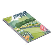 Bloementuinwandeling | Flora Natuur Aquarel Notitieboek (Rechterzijde)