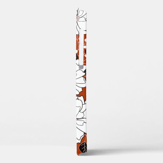 Bloemenuitnodiging: Abstracte bruiloft Case-Mate iPhone Case (Achterkant / Links)