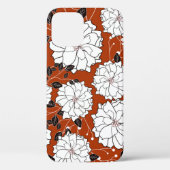 Bloemenuitnodiging: Abstracte bruiloft Case-Mate iPhone Case (Achterkant)