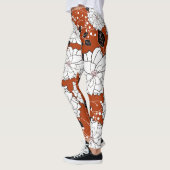 Bloemenuitnodiging: Abstracte bruiloft Leggings (Links)