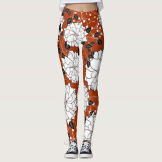 Bloemenuitnodiging: Abstracte bruiloft Leggings