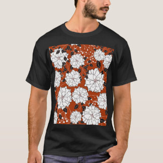 Bloemenuitnodiging: Abstracte bruiloft T-shirt