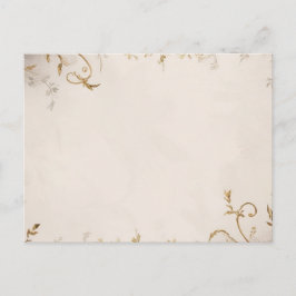 Bloemenuitnodiging briefkaart