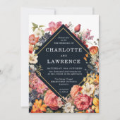  bloemenuitnodiging kaart (Voorkant)