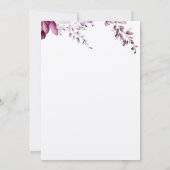  Bloemenuitnodiging Kaart (Achterkant)