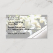 Bloemenuitvaart Home Visitekaartjes Design (Achterkant)