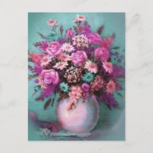 Bloemenvaas Ansichtkaart Briefkaart
