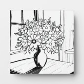 Bloemenvaas Fotoplaat (Voorkant)