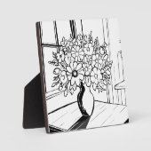 Bloemenvaas Fotoplaat (Voorkant)