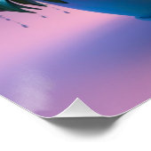 Bloemenvaas met veelkleurige bloemen perfect poster (Hoek)