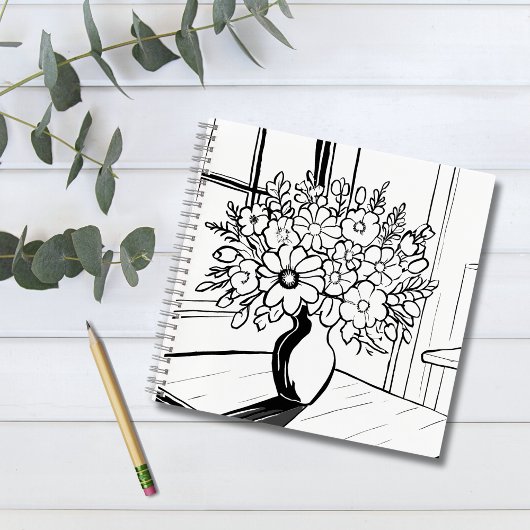 Bloemenvaas Notitieboek