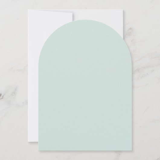 Bloemenvaas Rustieke grillige boog Custom Birthday Kaart (Achterkant)