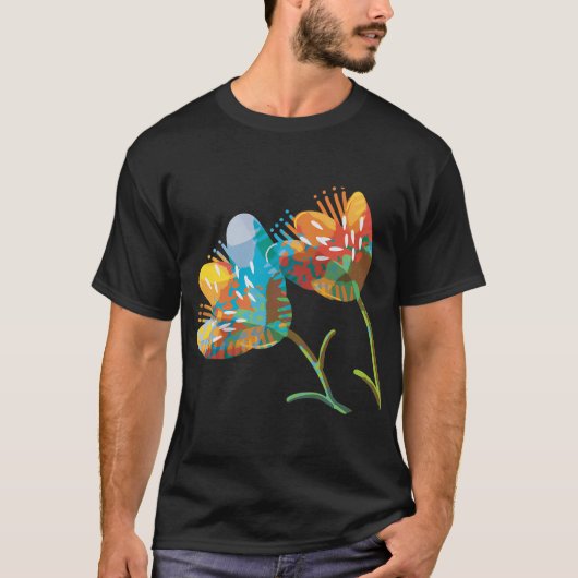 Bloemenvaas T-shirt (Voorkant)