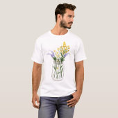 Bloemenvaas T-shirt (Voorkant volledig)