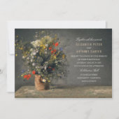 Bloemenvaas Unieke Creatieve Huwelijk Kaart (Voorkant)