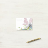 bloemenvanger katje met fantasie post-it® notes (Op bureau)