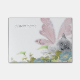 bloemenvanger katje met fantasie post-it® notes