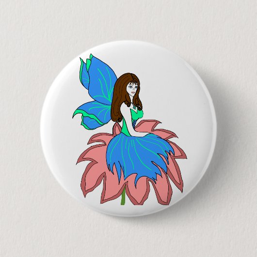 bloemenvanger ronde button 5,7 cm (Voorkant)