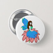 bloemenvanger ronde button 5,7 cm (Voorkant /achterkant)