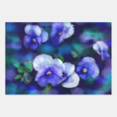 Bloemenvariëteit Verpakkingsdocument Vlakke Bladre Inpakpapier Vel (Voorkant 3)