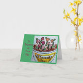 Bloemenvase Kaart (Gele Bloem)
