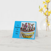 Bloemenvase Kaart (Gele Bloem)