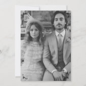 Bloemenvase Landelijk Whimsical Schattig Schets Z& Save The Date (Achterkant)