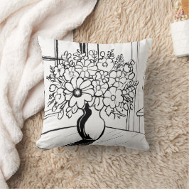 Bloemenvase Modern Minimalistische Boeket Kussen