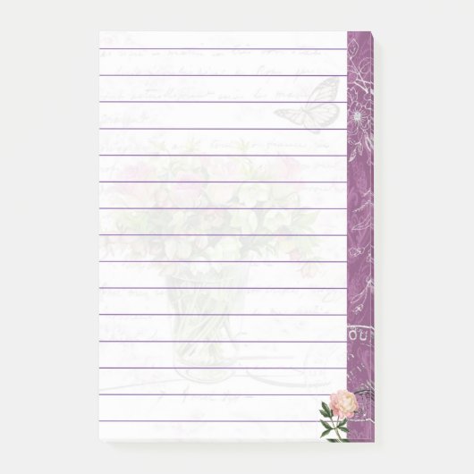 Bloemenvase Post-it® Notes (Voorkant)