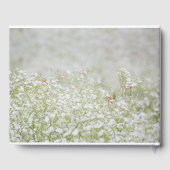 Bloemenveld Begrafenis Gastenboek Gedenkteken Keep (Achterkant)