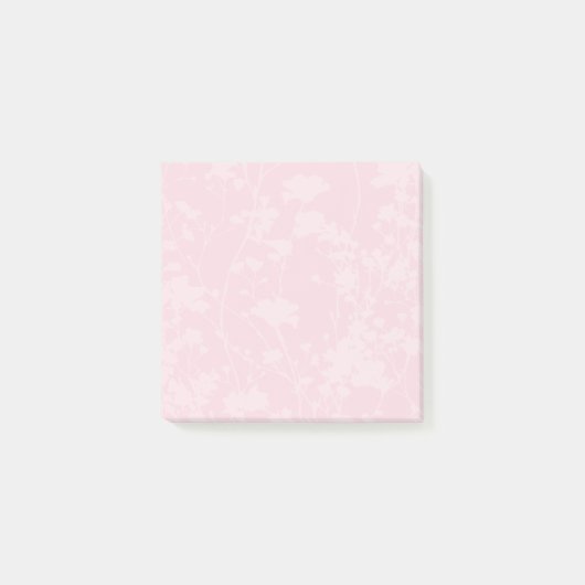 Bloemenveld (Blush Pink) Post-it® Notes (Voorkant)