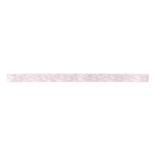 Bloemenveld (Blush Pink) Satijnen Lint (Voorkant)