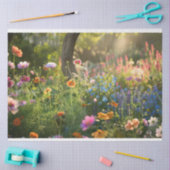 Bloemenveld decoupage tissuepapier (Craft)
