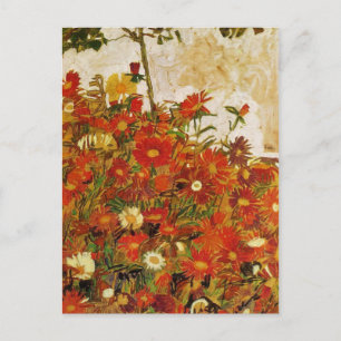 Bloemenveld door Egon Schiele Briefkaart