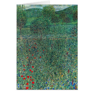 Bloemenveld in Litzlberg Klimt, Vintage Landschap