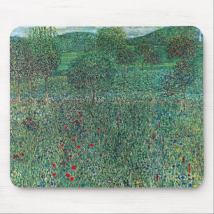Bloemenveld in Litzlberg Klimt, Vintage Landschap Muismat