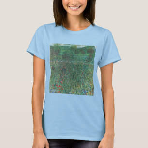 Bloemenveld in Litzlberg Klimt, Vintage Landschap T-shirt
