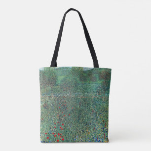 Bloemenveld in Litzlberg Klimt, Vintage Landschap Tote Bag
