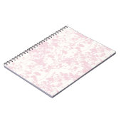 Bloemenveld (Ivoor - Blush Pink) Notitieboek (Linkerzijde)