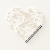 Bloemenveld (Ivoor - Champagne) Notitieboek (Achterkant)