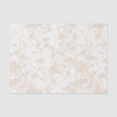 Bloemenveld (Ivoor - Champagne) Tissuepapier (Voorkant)