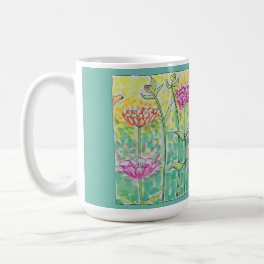 Bloemenveld Koffiemok (Links)