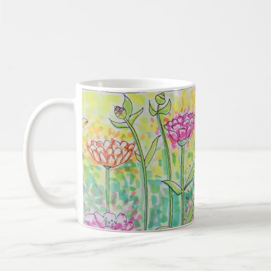 Bloemenveld Koffiemok (Links)