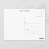 Bloemenveld Landschap Briefkaart (Achterkant)