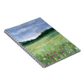 Bloemenveld Landschap Notitieboek (Rechterzijde)
