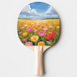 Bloemenveld Landschapschilderkunst Tafeltennisbatje