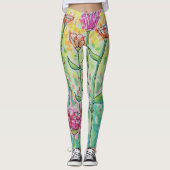 Bloemenveld Leggings (Voorkant)