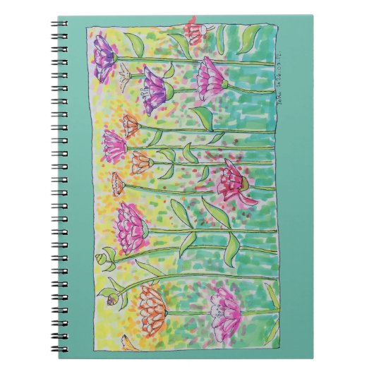 Bloemenveld Notitieboek (Voorkant)