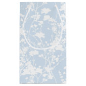 Bloemenveld (poederblauw) klein cadeauzakje (Achterkant)